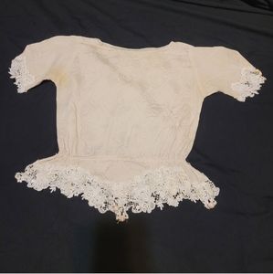 Vintage lace and silk top Bonwit Teller